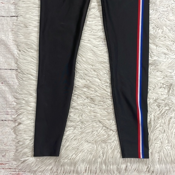 Splits59 Single Racer Stripe Logo Mid Rise 7/8 Leggings - Picture 8 of 10